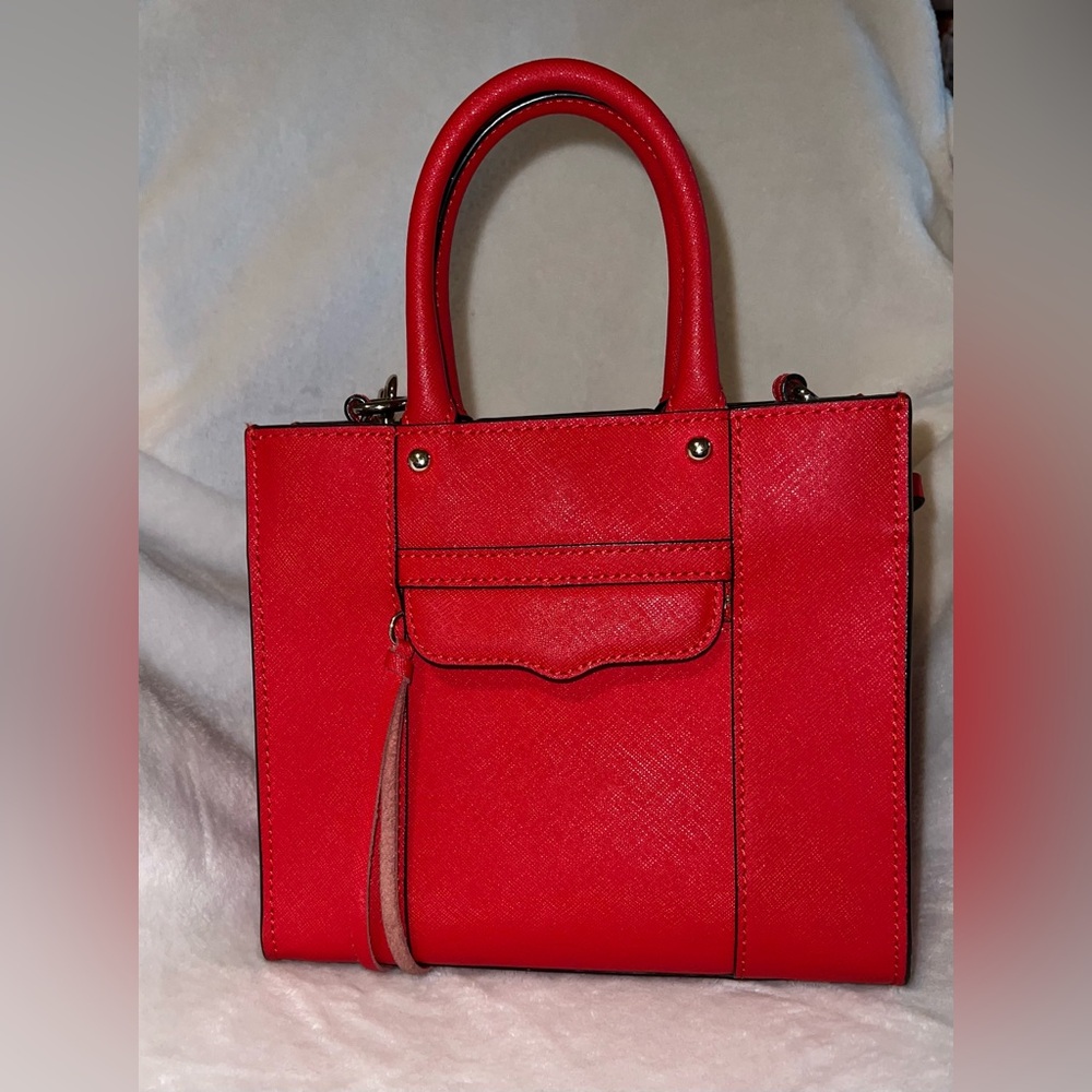 Rebecca Minkoff Red Satchel Structured Design